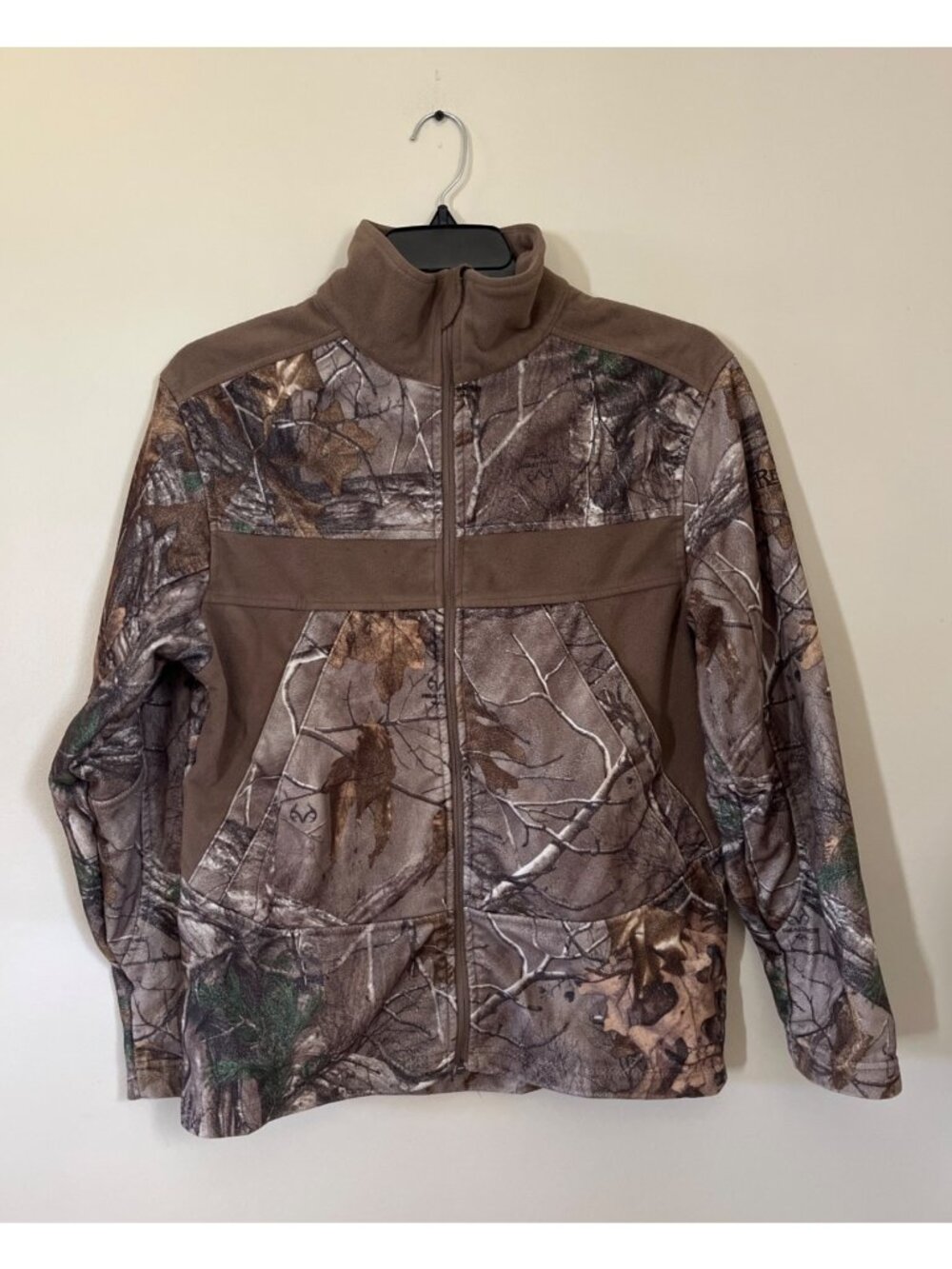 RedHead Mens Medium Softshell Hunting Jacket Full Zip Camo Camouflage Outdoor